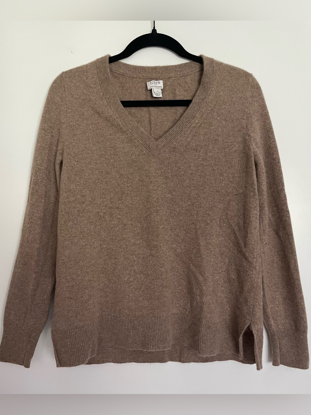 J. Crew Cashmere V Neck Sweater Size Medium